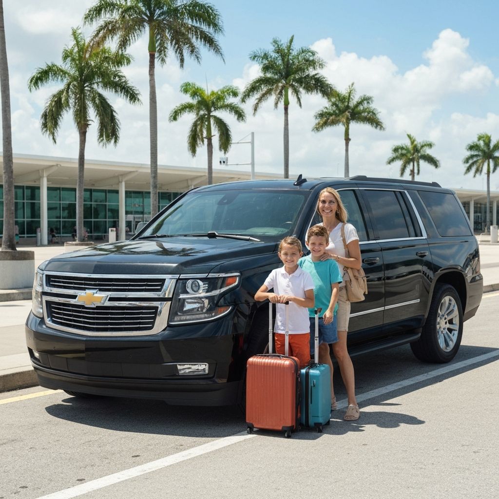 Family Travel in Miami: Why a Luxury SUV Beats Rideshare